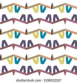 Seamless geometric ornamental vector pattern. Abstract background