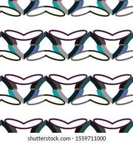 Seamless geometric ornamental vector pattern. Abstract background