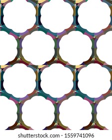 Seamless geometric ornamental vector pattern. Abstract background