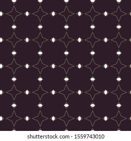 Seamless geometric ornamental vector pattern. Abstract background