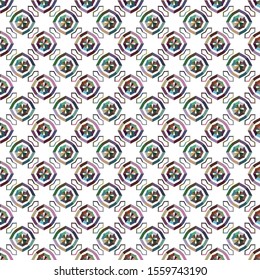 Seamless geometric ornamental vector pattern. Abstract background