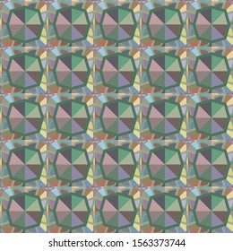 Seamless geometric ornamental vector pattern. Abstract background