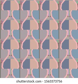 Seamless geometric ornamental vector pattern. Abstract background