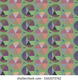 Seamless geometric ornamental vector pattern. Abstract background