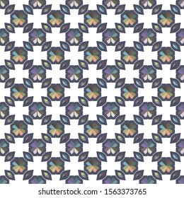 Seamless geometric ornamental vector pattern. Abstract background