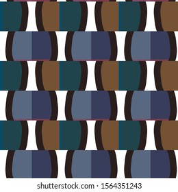 Seamless geometric ornamental vector pattern. Abstract background