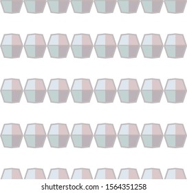 Seamless geometric ornamental vector pattern. Abstract background