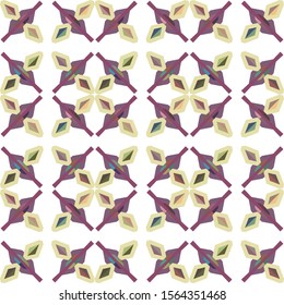 Seamless geometric ornamental vector pattern. Abstract background