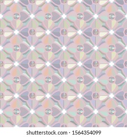 Seamless geometric ornamental vector pattern. Abstract background