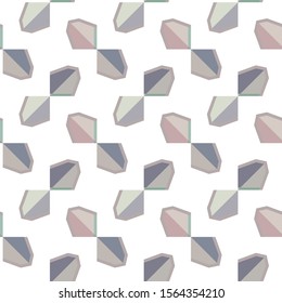 Seamless geometric ornamental vector pattern. Abstract background