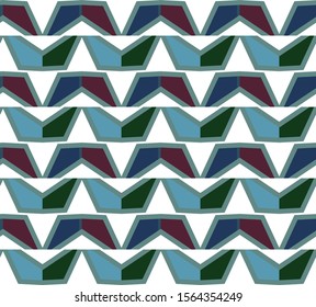 Seamless geometric ornamental vector pattern. Abstract background