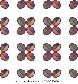 Seamless geometric ornamental vector pattern. Abstract background