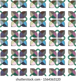 Seamless geometric ornamental vector pattern. Abstract background