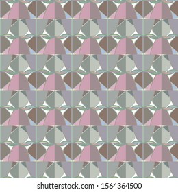 Seamless geometric ornamental vector pattern. Abstract background