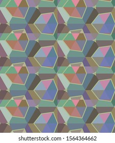 Seamless geometric ornamental vector pattern. Abstract background