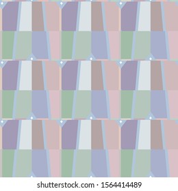 Seamless geometric ornamental vector pattern. Abstract background