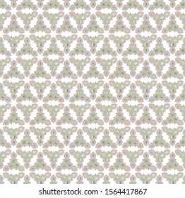 Seamless geometric ornamental vector pattern. Abstract background