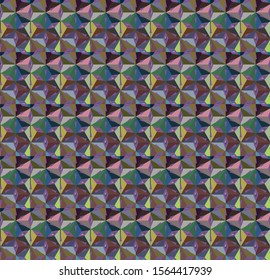 Seamless geometric ornamental vector pattern. Abstract background