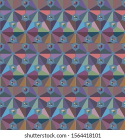 Seamless geometric ornamental vector pattern. Abstract background