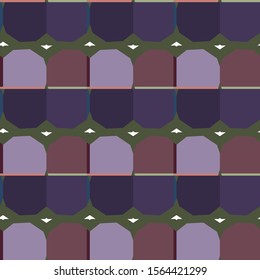 Seamless geometric ornamental vector pattern. Abstract background