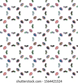 Seamless geometric ornamental vector pattern. Abstract background