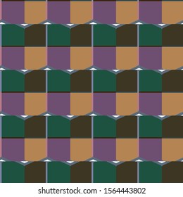 Seamless geometric ornamental vector pattern. Abstract background