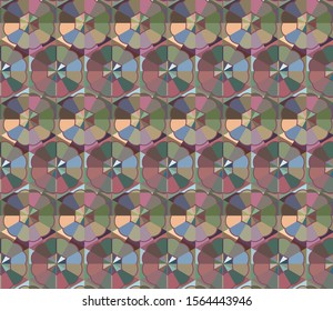 Seamless geometric ornamental vector pattern. Abstract background