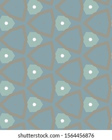 Seamless geometric ornamental vector pattern. Abstract background