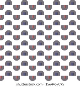 Seamless geometric ornamental vector pattern. Abstract background