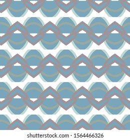 Seamless geometric ornamental vector pattern. Abstract background