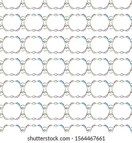 Seamless geometric ornamental vector pattern. Abstract background