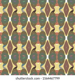 Seamless geometric ornamental vector pattern. Abstract background