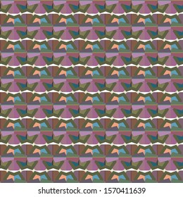 Seamless geometric ornamental vector pattern. Abstract background