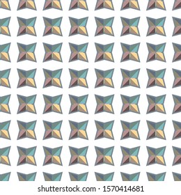 Seamless geometric ornamental vector pattern. Abstract background