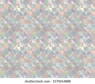 Seamless geometric ornamental vector pattern. Abstract background