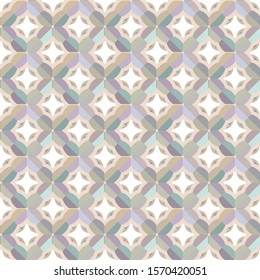 Seamless geometric ornamental vector pattern. Abstract background