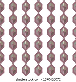 Seamless geometric ornamental vector pattern. Abstract background