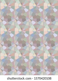 Seamless geometric ornamental vector pattern. Abstract background