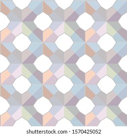 Seamless geometric ornamental vector pattern. Abstract background
