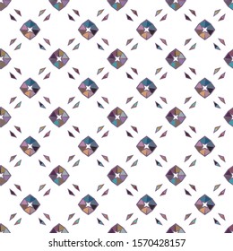 Seamless geometric ornamental vector pattern. Abstract background