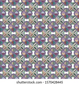 Seamless geometric ornamental vector pattern. Abstract background