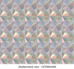 Seamless geometric ornamental vector pattern. Abstract background