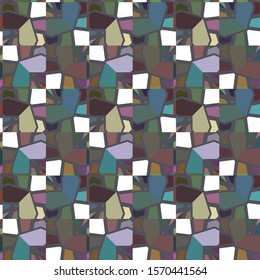 Seamless geometric ornamental vector pattern. Abstract background