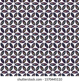 Seamless geometric ornamental vector pattern. Abstract background