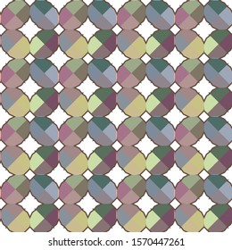 Seamless geometric ornamental vector pattern. Abstract background