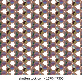 Seamless geometric ornamental vector pattern. Abstract background