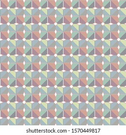 Seamless geometric ornamental vector pattern. Abstract background
