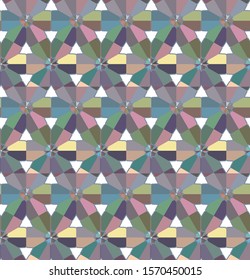 Seamless geometric ornamental vector pattern. Abstract background
