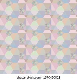 Seamless geometric ornamental vector pattern. Abstract background