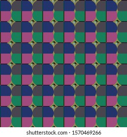 Seamless geometric ornamental vector pattern. Abstract background